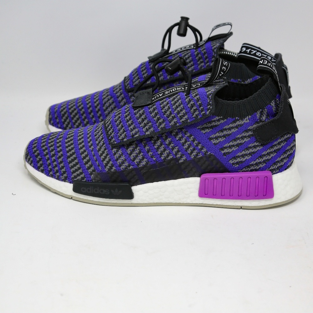 adidas NMD TS1 PK Primeknit BB9177 Purple Grey 9.5 - Picture 6 of 8
